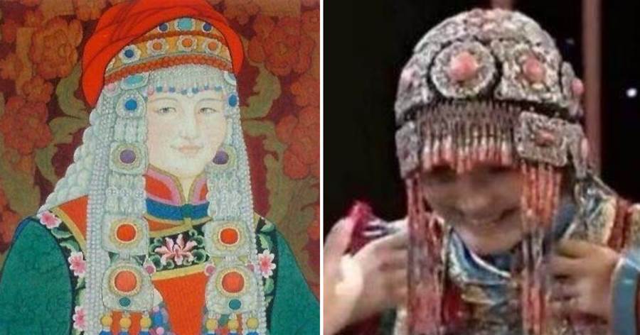 姑娘頭戴蒙古頭飾鑒寶，稱是太太太姥姥嫁妝，專家：族譜帶了嗎？