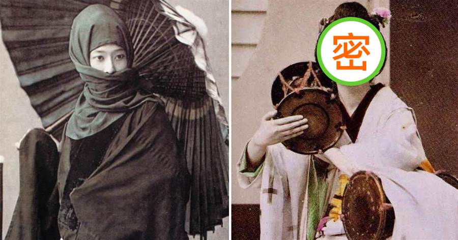 百年前日本女人真實樣貌：圖一女武士長相俊美，圖三長相俏皮可愛