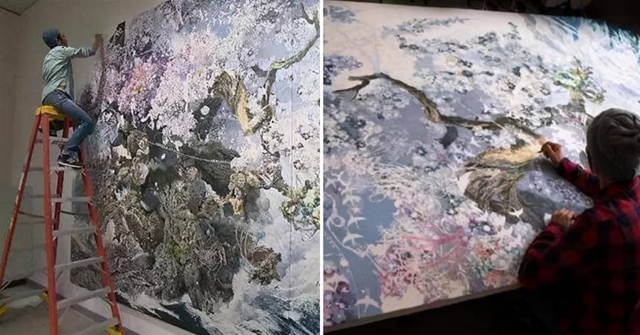 日本「超厲害」畫家，畫一幅畫要3年，放大10倍，網友：膜拜